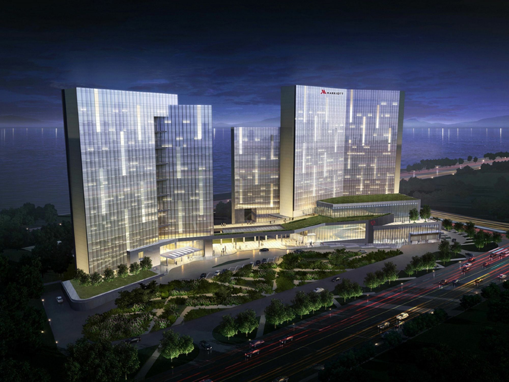 Hangzhou Marriott Hotel Qianjiang Eksteriør bilde